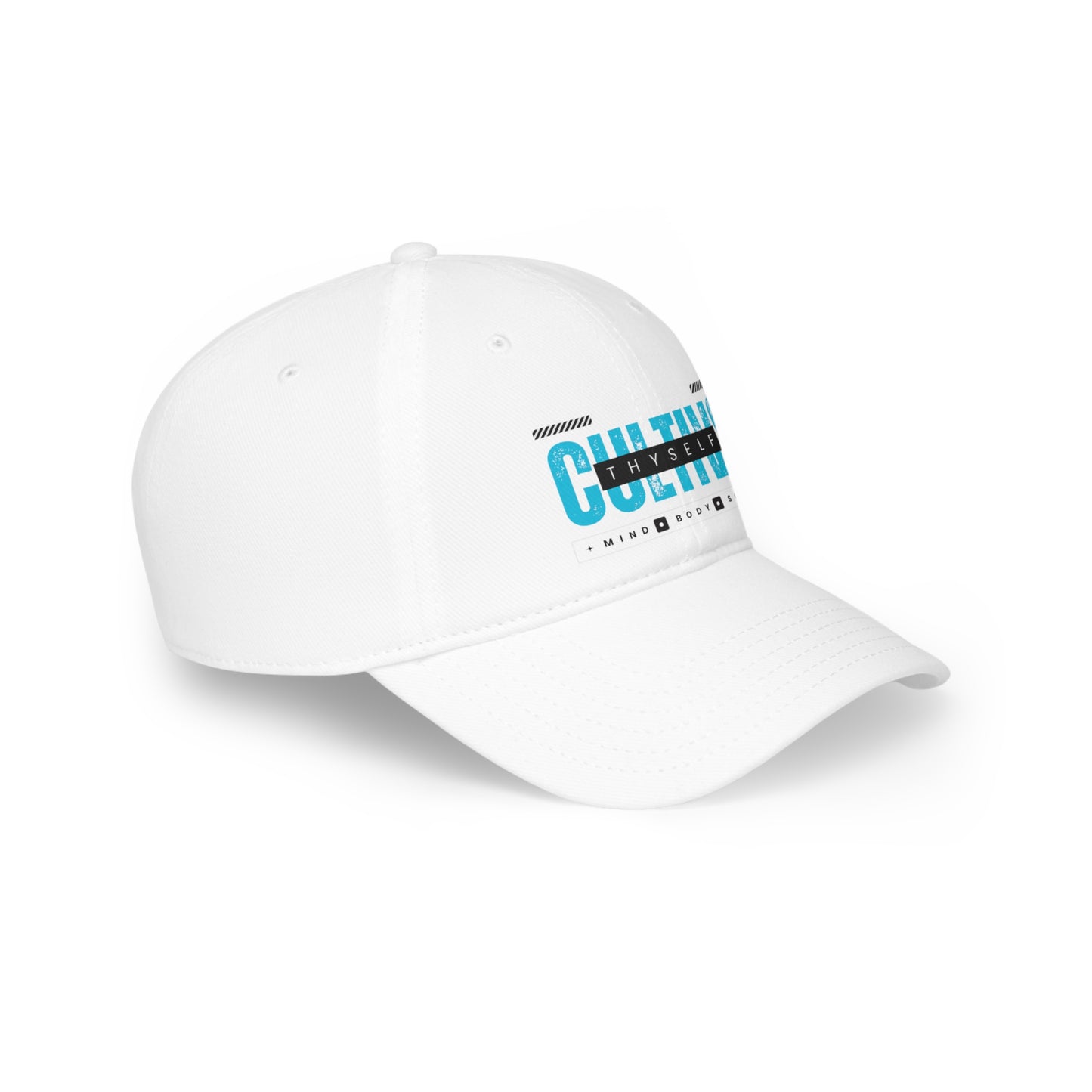 "Confidently Cultiv8d: Teal Bliss Low Profile Hat"